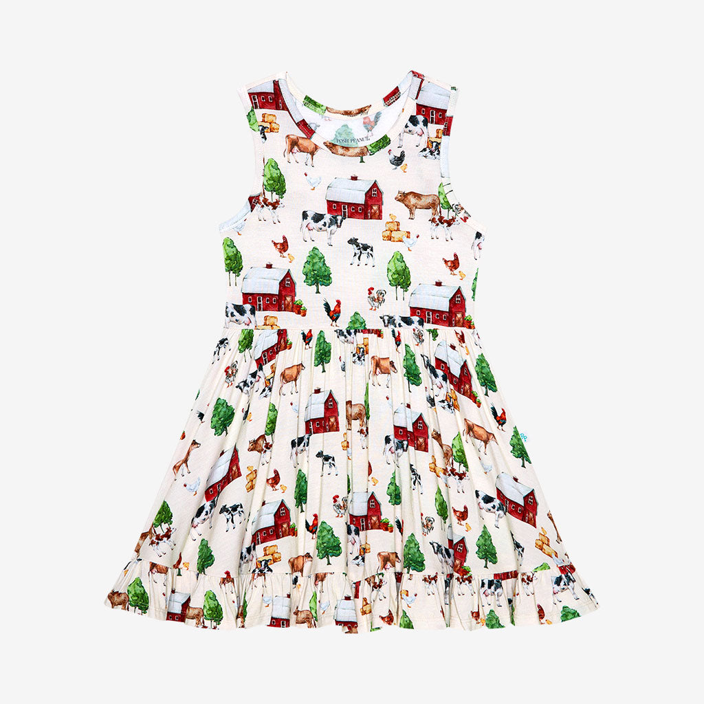 Posh Peanut Nashville Racerback Ruffled Twirl Dress Posh Peanut Nashville Racerback Ruffled Twirl Dress