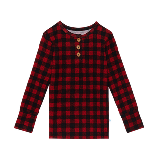 Posh Peanut Levi L/S Henley Loungewear, Posh Peanut, All Things Holiday, Holiday Pajama, Holiday Pajamas, Pajama, Pajamas, Posh Peanut, Posh Peanut Christmas, Posh Peanut family Pajamas, Posh