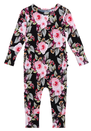 Posh Peanut Milana L/S Ruffled Basic Romper, Posh Peanut, Posh Peanut, Posh Peanut L/S Ruffled Basic Romper, Posh Peanut Milana, Posh Peanut Milana L/S Ruffled Basic Romper, Posh Peanut Retai