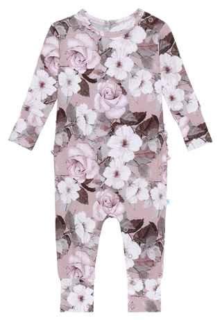 Posh Peanut Nikki L/S Ruffled Basic Romper, Posh Peanut, Posh Peanut, Posh Peanut L/S Ruffled Basic Romper, Posh Peanut Nikki, Posh Peanut Nikki L/S Ruffled Basic Romper, Posh Peanut Retailer