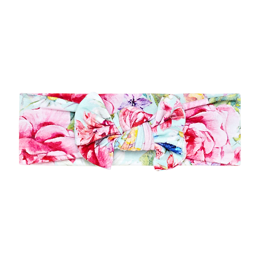 Posh Peanut Alice Swaddle & Headband Set Basically Bows & Bowties