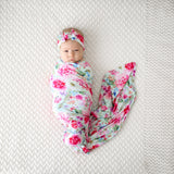 Posh Peanut Alice Swaddle & Headband Set, Posh Peanut, Posh Peanut, Posh Peanut Alice, Posh Peanut Alice Swaddle & Headband Set, Posh Peanut Soring 2020, Posh Peanut Spring 2020, Posh Peanut 