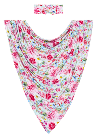 Posh Peanut Alice Swaddle & Headband Set, Posh Peanut, Posh Peanut, Posh Peanut Alice, Posh Peanut Alice Swaddle & Headband Set, Posh Peanut Soring 2020, Posh Peanut Spring 2020, Posh Peanut 