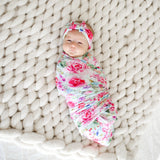 Posh Peanut Alice Swaddle & Headband Set, Posh Peanut, Posh Peanut, Posh Peanut Alice, Posh Peanut Alice Swaddle & Headband Set, Posh Peanut Soring 2020, Posh Peanut Spring 2020, Posh Peanut 