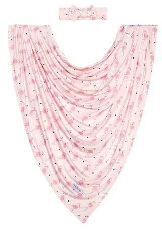 Posh Peanut Frida Swaddle & Headband Set, Posh Peanut, Posh Peanut, Posh Peanut Flamingo, Posh Peanut Frida, Posh Peanut Frida Swaddle & Headband Set, Posh Peanut Summer 2020, Posh Peanut Swa