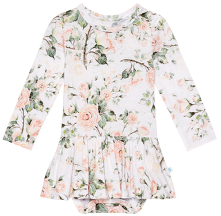 Posh Peanut Delilah L/S Twirl Skirt Bodysuit, Posh Peanut, Baby, Bodysuit Skirt, Infant, Posh PEanut, Posh Peanut Delilah, Posh Peanut Delilah L/S Twirl Skirt Bodysuit, Posh Peanut L/S Twirl 