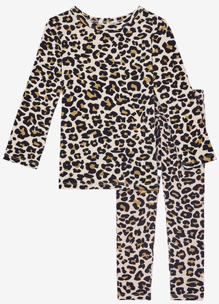 Posh Peanut Lana Leopard Tan Basic Loungewear, Posh Peanut, girls pajamas, Pajama, Pajamas, Posh Custom Sale, Posh Peanut, Posh Peanut 2pc pajama Set, Posh Peanut Basic Loungewear, posh Peanu