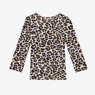Posh Peanut Lana Leopard Tan Basic Loungewear, Posh Peanut, girls pajamas, Pajama, Pajamas, Posh Custom Sale, Posh Peanut, Posh Peanut 2pc pajama Set, Posh Peanut Basic Loungewear, posh Peanu