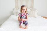 Posh Peanut Monroe Ruffled Capsleeve Loungewear, Posh Peanut, Pajama, Pajamas, Posh Peanut, Posh Peanut Loungewear, Posh Peanut Monroe, Posh Peanut Monroe Ruffled Capsleeve Loungewear, Posh P