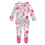 Posh Peanut Alice Ruffled Zippered Footie, Posh Peanut, Footie with Zipper, Posh Peanut, Posh Peanut Alice, Posh Peanut Alice Ruffled Zippered Footie, Posh Peanut Alice Ruffled Zippered One P