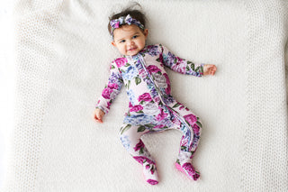 Posh Peanut Monroe Ruffled Zippered Footie, Posh Peanut, Posh Peanut, Posh Peanut Footie, Posh Peanut Footie with Zipper, Posh Peanut Monroe, Posh Peanut Monroe Ruffled Zippered Footie, Posh 