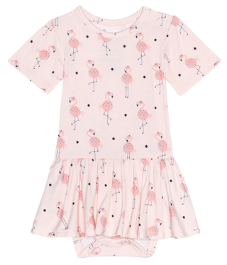Posh Peanut Frida S/S Twirl Skirt Bodysuit, Posh Peanut, Baby, Infant, Posh PEanut, Posh Peanut Flamingo, Posh Peanut Frida, Posh Peanut Frida S/S Twirl Skirt Bodysuit, Posh Peanut S/S Twirl 