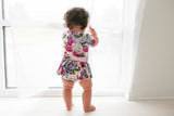Posh Peanut Monroe S/S Twirl Skirt Bodysuit, Posh Peanut, Posh Peanut, Posh Peanut Monroe, Posh Peanut Monroe Ruffled Capsleeve Twirl Dress, Posh Peanut Monroe Twirl Dress, Posh Peanut Ruffle