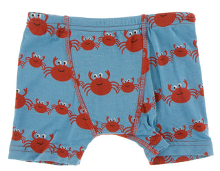 KicKee Pants Blue Moon Crab Family & Ivy Sea Garden Boxer Briefs Set, KicKee Pants, Blue Moon Crab Family, Boys Boxer Brief Set, Boys Boxer Briefs Set, Boys Boxers, CM22, Els PW 8598, KicKee,