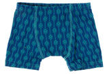 KicKee Pants Botany Grasshopper Stripe & Navy Leaf Lattice Boys Boxer Brief Set, KicKee Pants, Botany, Boys Boxer Brief Set, Boys Boxer Briefs Set, Boys Boxers, CM22, Els PW 8598, KicKee, Kic