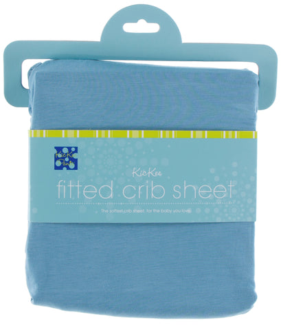 KicKee Pants Solid Blue Moon Fitted Crib Sheet, KicKee Pants, CM22, KicKee, KicKee Oceanography, KicKee Pants, KicKee Pants Fitted crib Sheet, KicKee Pants Fitted Crib Sheet Set, KicKee Pants