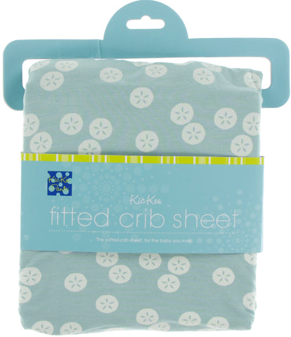 KicKee Pants Jade Sand Dollar Fitted Crib Sheet, KicKee Pants, CM22, KicKee, KicKee Oceanography, KicKee Pants, KicKee Pants Fitted crib Sheet, KicKee Pants Fitted Crib Sheet Set, KicKee Pant
