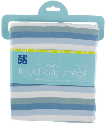 KicKee Pants Oceanography Stripe Fitted Crib Sheet, KicKee Pants, CM22, KicKee, KicKee Oceanography, KicKee Pants, KicKee Pants Fitted crib Sheet, KicKee Pants Fitted Crib Sheet Set, KicKee P