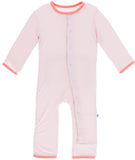 KicKee Pants Applique Coverall with Snaps - Macaroon Baby Sister, KicKee Pants, Applique Coverall, Baby Sister, Baby Sister PAjamas, botany, CM22, Coverall, KicKee, KicKee Botany, KicKee Pant