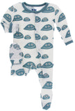 KicKee Pants Natural Pet Rocks Footie with Zipper, KicKee Pants, Black Friday, CM22, Cyber Monday, Els PW 5060, Els PW 8258, End of Year, End of Year Sale, Footie with Zipper, KicKee, KicKee 