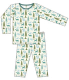 KicKee Pants Natural Woodland Holiday All Over L/S Pajama Set, KicKee Pants, All Things Holiday, Christmas, Christmas in July, Christmas Pajamas, CM22, Els PW 5060, Els PW 8258, End of Year, 