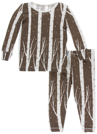 KicKee Pants Falcon Snow L/S Pajama Set, KicKee Pants, Black Friday, CM22, Cyber Monday, Els PW 5060, Els PW 8258, End of Year, End of Year Sale, Falcon Snow, KicKee, kickee Pajama Set, KicKe