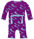 KicKee Pants Starfish Jellies Muffin Ruffle Coverall with Snaps, KicKee Pants, CM22, Coverall, Coverall with Snaps, KicKee, KicKee Coverall, KicKee Coverall with Snaps, KicKee Pants, KicKee P