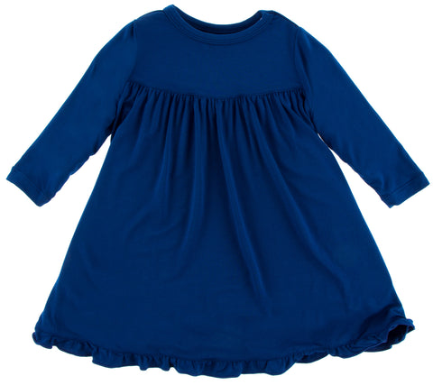 KicKee Pants Solid Navy Swing Dress, KicKee Pants, Classic Swing Dress, CM22, Cyber Monday, Els PW 8258, End of Year, End of Year Sale, KicKee, KicKee Pants, KicKee Pants Oasis, KicKee Pants 