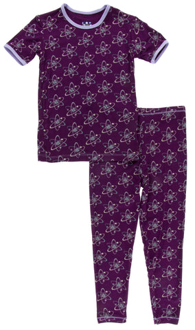 KicKee Pants Wine Grapes Atom S/S Pajama Set with Pants, KicKee Pants, CM22, KicKee, kickee Pajama Set, KicKee Pants, KicKee Pants Astronomy, KicKEe Pants Pajama Set, KicKee Pants Pajama set 
