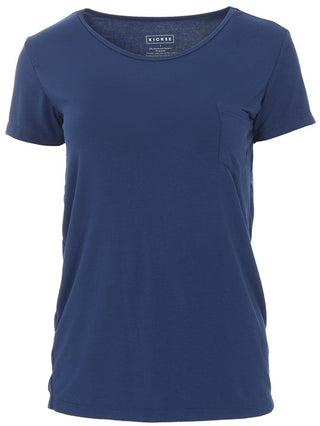 KicKee Pants Women's S/S Loosey Goosey Tee with Pocket (Multiple Colors), KicKee Pants, Black Friday, CM22, Els PW 8258, End of Year, End of Year Sale, India, KicKee, KicKee Pants, KicKee Pan