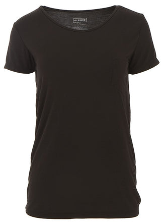 KicKee Pants Women's S/S Loosey Goosey Tee with Pocket (Multiple Colors), KicKee Pants, Black Friday, CM22, Els PW 8258, End of Year, End of Year Sale, India, KicKee, KicKee Pants, KicKee Pan