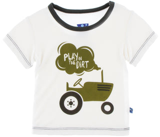 KicKee Pants Natural Play in the Dirt Easy Fit Piece Print Tee, KicKee Pants, Black Friday, CM22, Cyber Monday, Els PW 5060, Els PW 8258, End of Year, End of Year Sale, KicKee, KicKee Pants, 