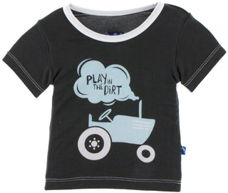 KicKee Pants Zebra Play in the Dirt Easy Fit Piece Print Tee, KicKee Pants, Black Friday, CM22, Cyber Monday, Els PW 5060, Els PW 8258, End of Year, End of Year Sale, KicKee, KicKee Pants, Ki