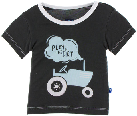 KicKee Pants Zebra Play in the Dirt Easy Fit Piece Print Tee, KicKee Pants, Black Friday, CM22, Cyber Monday, Els PW 5060, Els PW 8258, End of Year, End of Year Sale, KicKee, KicKee Pants, Ki