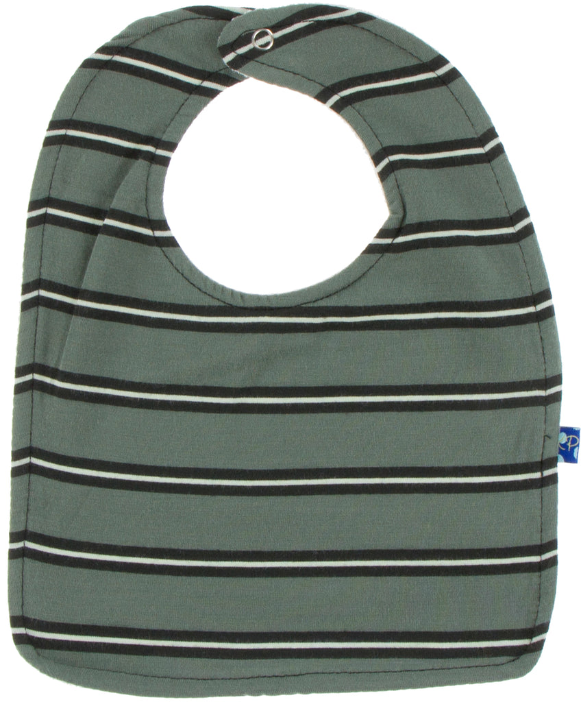 KicKee Pants Bib SetSucculent Plants/Succulent Kenya Stripe/Aloe Elephants Basically Bows