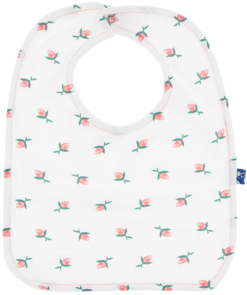 KicKee Pants London Bib SetTea Time, Natural Rose Bud & English Rose