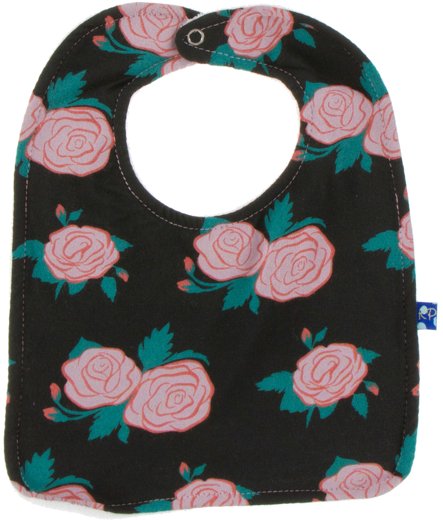 KicKee Pants London Bib SetTea Time, Natural Rose Bud & English Rose