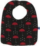 KicKee Pants London Bib Set-Umbrellas and Rain Clouds, Life About Town & Zebra Houndstooth, KicKee Pants, Bib Set, Black Friday, CM22, Cyber Monday, Els PW 8258, End of Year, End of Year Sale