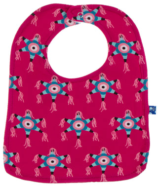 KicKee Pants Cancun Bib Set-Strawberry Mayan Pattern/Pesto Hibiscus/Rhododendron Pinata, KicKee Pants, Black Friday, CM22, Cyber Monday, Els PW 5060, Els PW 8258, End of Year, End of Year Sal