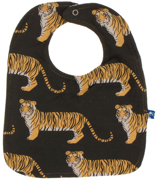 KicKee Pants Bib Set-Natural Indian Elephant/India Pure Stripe/Zebra Tiger, Kickee Pants, Bib Set, Black Friday, CM22, Cyber Monday, Els PW 5060, Els PW 8258, End of Year, End of Year Sale, I