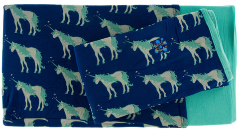 KicKee Pants Flag Blue Unicorns Twin Sheet Set, KicKee Pants, CM22, KicKee, KicKee Pants, KicKee Pants Flag Blue Unicorn Twin Sheet Set, KicKee Pants Flag Blue Unicorns, KicKee Pants Twin She