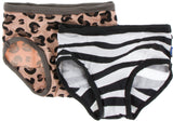 KicKee Pants Suede Cheetah Print & Natural Zebra Print Girls Underwear Set, KicKee Pants, Black Friday, CM22, Cyber Monday, Els PW 8258, Els PW 8598, End of Year, End of Year Sale, Kenya, Kic