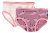 KicKee Pants Natural Sea Garden & Pegasus Sea Otter Girls Underwear Set, KicKee Pants, CM22, Els PW 8598, KicKee, KicKee Girls Underwear, KicKee Oceanography, KicKee Pants, KicKee Pants Girls