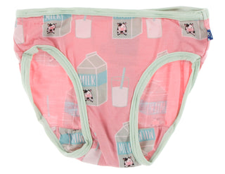 KicKee Pants Natural Farm Animals & Strawberry Milk Girls Underwear Set, KicKee Pants, CM22, Els PW 8598, Girls Underwear, KicKee, KicKee Girls Underwear, KicKee Pants, KicKee Pants Agricultu