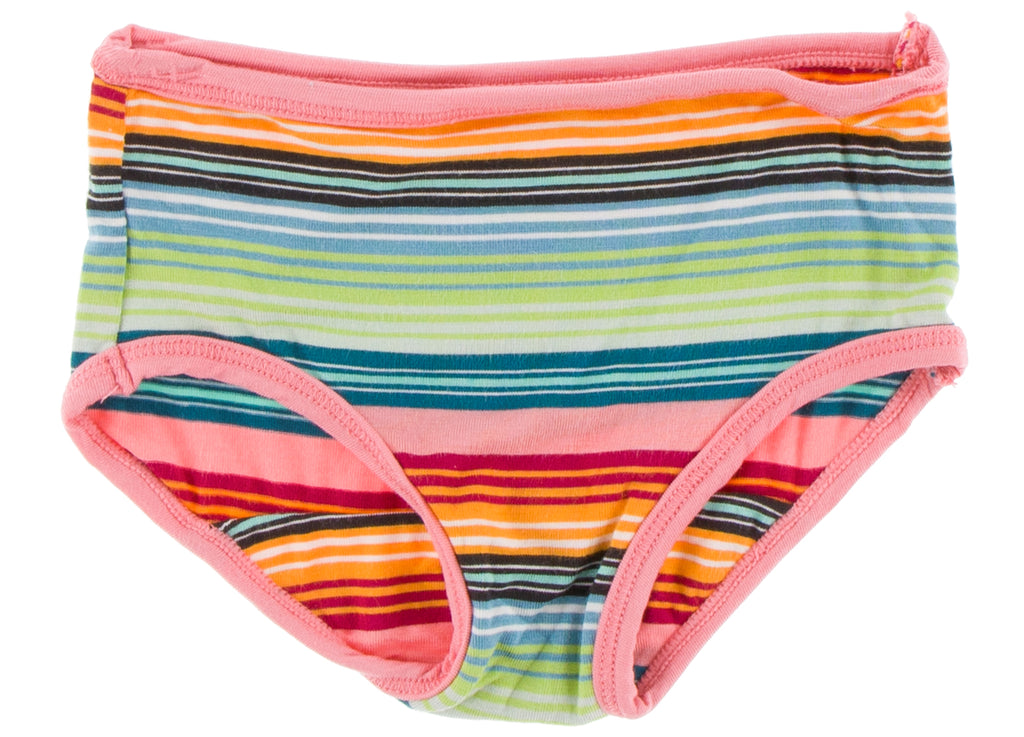 KicKee Pants Cancun Strawberry Stripe Strawberry Cactus Girl Underwear