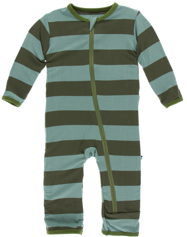 KicKee Pants Paleontology Fauna Stripe Coverall with Zipper, KicKee Pants, Black Friday, CM22, Coverall with Zipper, Cyber Monday, Els PW 8258, End of Year, End of Year Sale, KicKee, KicKee P