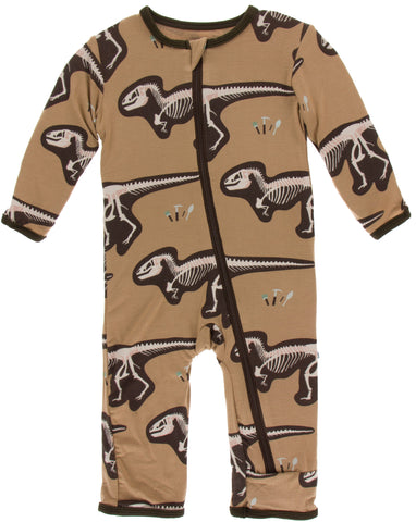 KicKee Pants Tannin T-Rex Dig Coverall with Zipper, KicKee Pants, Black Friday, CM22, Coverall, Coverall with Zipper, Cyber Monday, Els PW 5060, Els PW 8258, End of Year, End of Year Sale, Ki