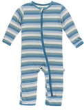 KicKee Pants Oceanography Stripe Coverall with Zipper, KicKee Pants, CM22, Coverall, Coverall with Zipper, Els PW 5060, KicKee, KicKee Oceanography, KicKee Pants Coverall, KicKee Pants Covera