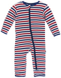 KicKee Pants USA Stripe Coverall with Zipper, KicKee Pants, 4th of July, Black Friday, CM22, Coverall, Coverall with Zipper, Cyber Monday, Els PW 5060, Els PW 8258, End of Year, End of Year S