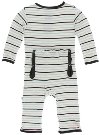 KicKee Pants Tuscan Afternoon Stripe Coverall with Zipper, KicKee Pants, Black Friday, CM22, Coverall, Coverall with Zipper, Cyber Monday, Els PW 8258, End of Year, End of Year Sale, KicKee, 